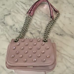 Betsy Johnson pink mini hand bag